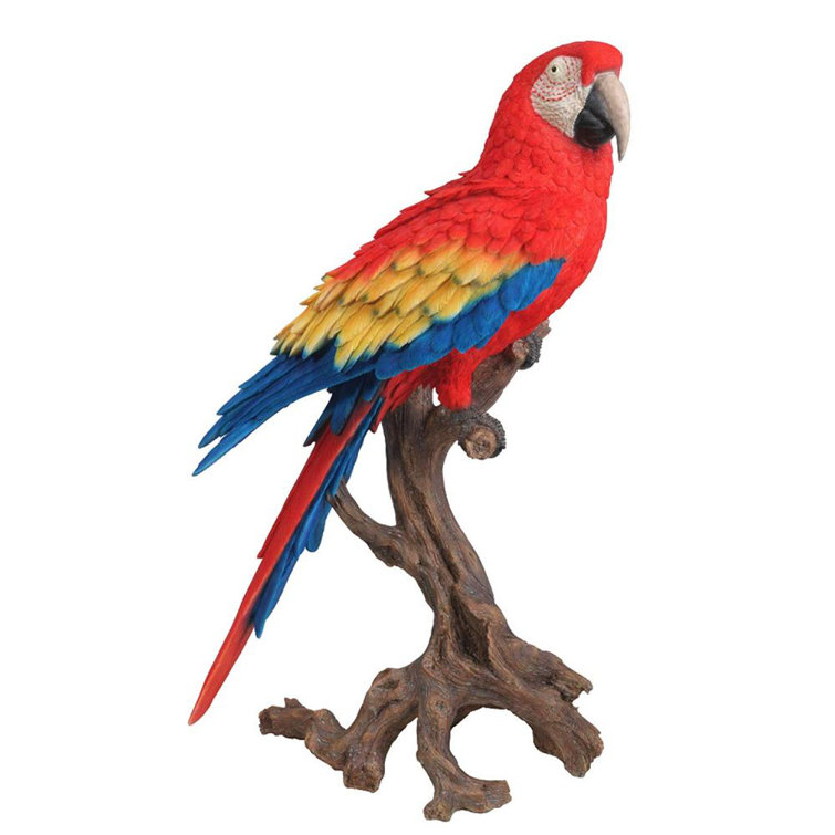 Bay Isle Home Macaw Dillsburg Statue Wayfair.co.uk